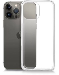 Прозрачный cиликоновый чехол накладка для iPhone 13 Pro Glass king