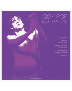 Iggy Pop Lust For Live Coloured Vinyl LP Not now music