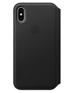 Чехол MQRV2ZM A iPhone X флип кейс черный Apple