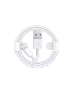 Дата кабель Apple Lightning USB 1м белый оригинал Айсотка