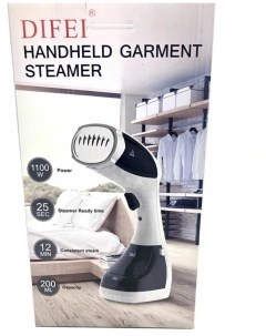 Ручной отпариватель Garment Steamer 0 2 л белый черный Difei