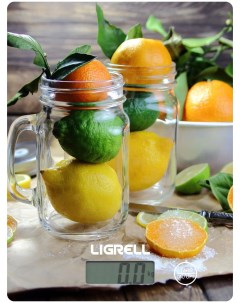 Весы кухонные LKS 521D лимоны разноцветные Ligrell