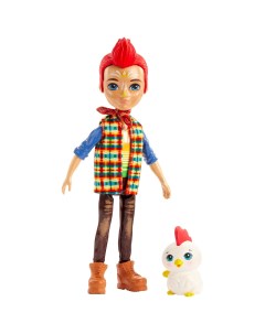 Кукла Enchantimals Ривод Рустер с питомцем Клак Mattel