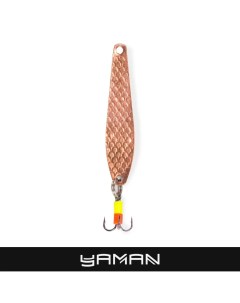 Блесна вертикальная Мерседес с тройником размер 40 мм вес 3 5 г цвет никель медь Yaman