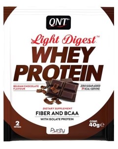 Протеин Whey Protein Light Digest 40 г belgian chocolate Qnt