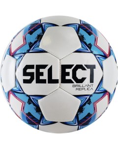 Футбольный мяч Brillant Replica 4 white blue Select
