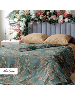 Комплект постельного белья Семейный перкаль Таинственный сад Mia cara