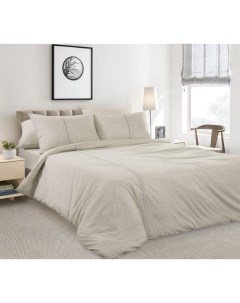 Комплект постельного белья Имбирь 2 спальный хлопок бежевый Текс-дизайн