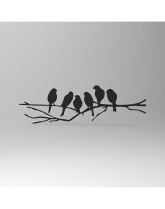 Панно настенное металлическое птицы P 012 02 Nobrand