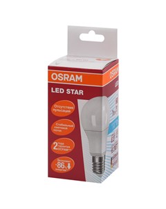 Лампа светодиодная LED Star A 4000К E27 Osram
