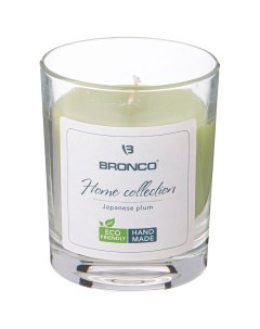 Свеча ароматизированная 9х7 5 см цвет оливковый Bronco
