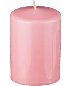 Свеча 10х7 см нежно розовая Adpal