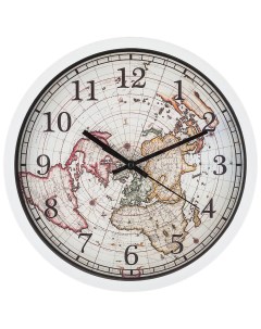 Часы настенные кварцевые World map 31 см циферблат 27 5 см Lefard