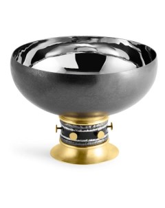 Декоративная чаша Нага 23x13 см золотисто черная Michael aram