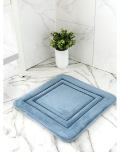 Коврик для туалета Soft Collection 50x50см мемори синий M111286 Denastia