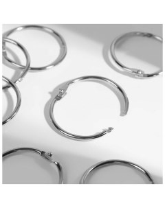 Кольцо для карниза d 28 33 мм 10 шт цвет серебряный Арт узор