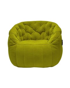 Бескаркасное кресло aLounge Butterfly Sofa Lime Citrus велюр салатовый Ambient lounge