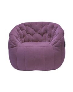 Бескаркасное кресло aLounge Butterfly Sofa Sakura Pink велюр фиолетовый Ambient lounge