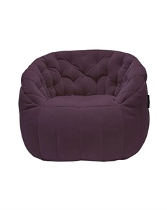 Бескаркасное кресло aLounge Butterfly Sofa Aubergine Dream велюр фиолетовый Ambient lounge