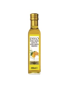 Масло оливковое Extra Virgin с ароматом лимона 0 25 л Divo