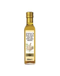 Масло оливковое Extra Virgin с ароматом чеснока 0 25 л Divo