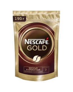 Кофе молотый в растворимом Gold сублимированный 190 г 2 уп Nescafe