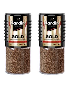 Кофе растворимый Gold сублимированный 190 г 2 уп Jardin