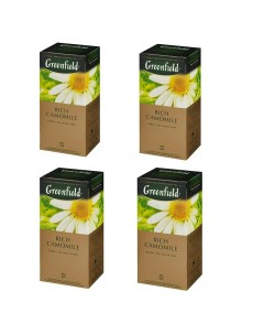 Чай Rich Camomile Ромашковый 25 пак 4 уп Greenfield