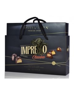 Набор шоколадных конфет черный 848 г Impresso