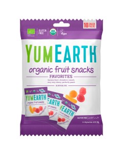 Мармелад Organic Fruit Snacks 10 пакетов по 19 8 г Yumearth