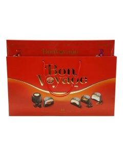 Шоколадные конфеты Ассорти красная коробка 740 г Bon voyage