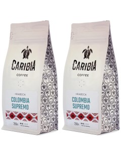 Кофе зерновой Columbia Supremo 250 г х 2 шт Caribia