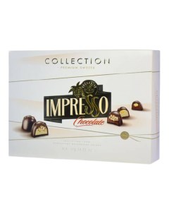 Шоколадные конфеты Premium белый пралине с фундуком 848 г Impresso