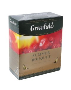 Чай травяной summer bouguet 100 пакетиков по 2 г Greenfield