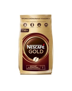 Кофе Gold раств субл 750г пакет Nescafe