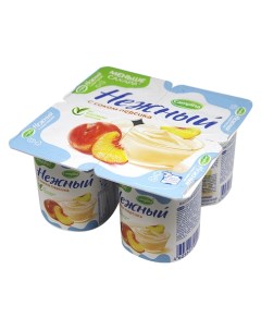 Йогуртный продукт Нежный сливочный с соком персика 5 БЗМЖ 110 г Campina