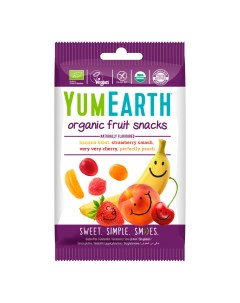 Мармелад Organic Fruit Snacks органический жевательный 50 г Yumearth