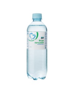 Вода питьевая газированная 500 мл Aro
