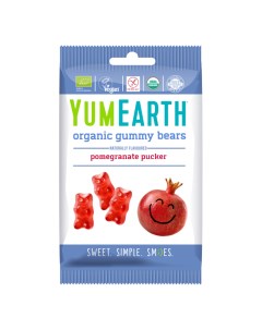Мармелад Gummy Bears органический жевательный 50 г Yumearth