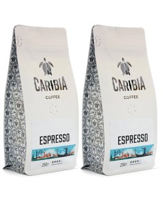 Кофе в зернах Espresso 250 г х 2 шт Caribia