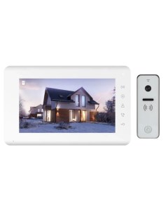 Комплект видеодомофона Mia HD и iPanel 2 HD белая Tantos
