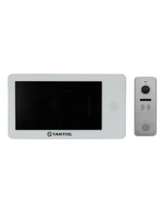 Комплект видеодомофона NEO белый HD и iPanel 2 HD Metal Tantos