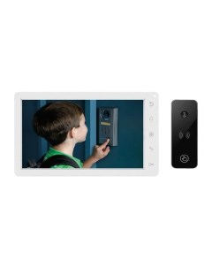 Комплект видеодомофона Amelie HD SE белый и iPanel 2 HD черная Tantos