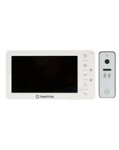 Комплект видеодомофона Amelie HD белый и iPanel 2 HD белая Tantos