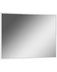 Зеркало Graffo 800х600 белый глянец с подсветкой Domino