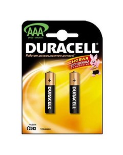Батарейки BASIC ААA LR03 2BL уп 81484984 Duracell
