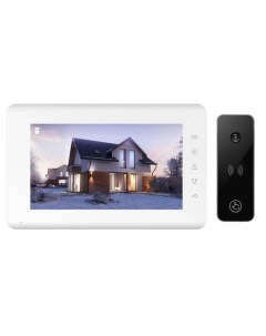 Комплект видеодомофона Mia HD и iPanel 2 HD черная Tantos
