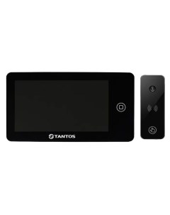 Комплект видеодомофона NEO черный и iPanel 2 черная Tantos