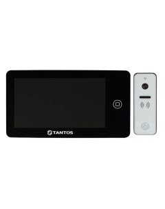 Комплект видеодомофона NEO черный и iPanel 2 белая Tantos