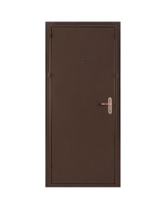 Дверь входная металлическая левая Профи PRO BMD 860х2060 мм антик медный Промет
